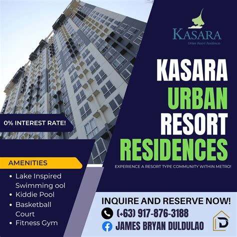 Low Downpayment 1 Bedroom Unit Kasara Urban Resort Residences Located