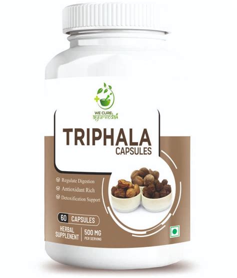 Triphala Capsule Minor Abdominal Discomfort Gut Health Occasional