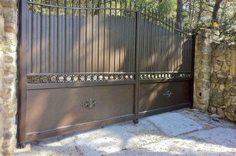 Portail Battant Traditionnel Bronze House Gate Design Front Gate