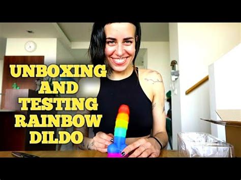 Unboxing And Testing Rainbow Dildo YouTube