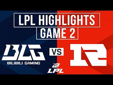 BLG Vs RNG Highlights Game 2 LPL 2024 Spring Bilibili Gaming Vs