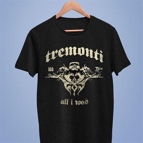 Tremonti Metal Band All I Was Album Black Color Tee Clothing Tshirt Vtg ...