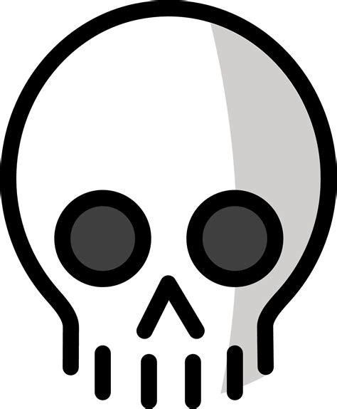 Creepy Skull Emoji