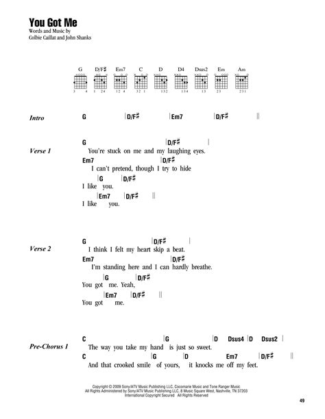 You Got Me Guitar Chords