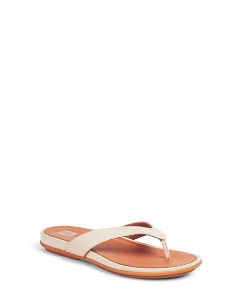 Fitflop Gracie Flip Flop in Pink | Lyst