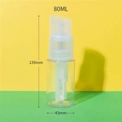 Pet Plastic Powder Spray Bottle Ml Ml Ml Ukpack