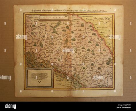 Map Of Silesia 28160029 Stock Photo Alamy