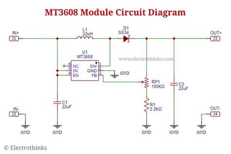 Diy Electronics Mt Dc To Dc Step Up Converter Module