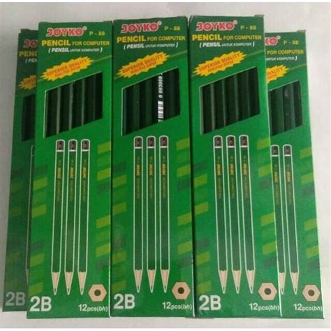 Pensil Joyko 2b 1 Pack 12 Pcs Siplah