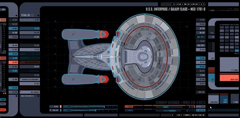 Web-based Titan-A LCARS Display Updated With Enterprise D & F : r/startrekadventures