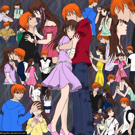 Kyo X Tohru By Morganfire On Deviantart Fruits Basket Fruits Basket