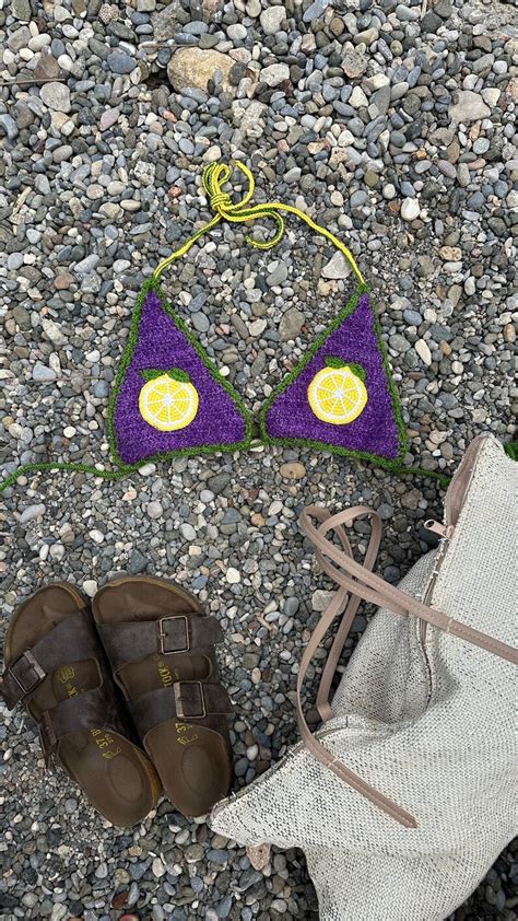 Crochet Bikini Handmade Crochet Bikini Handmade Bikini Top Festival Style Bikini Top Summer