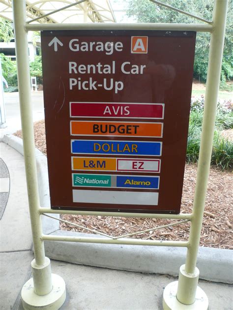 Rental Car Sign Mco Orlando Airport Michael Gray Flickr