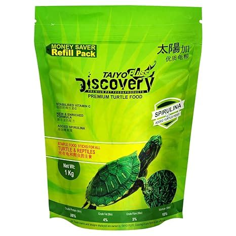 Taiyo Pluss Discovery Premium Turtle Food 1 Kg Refill Pouch Pack