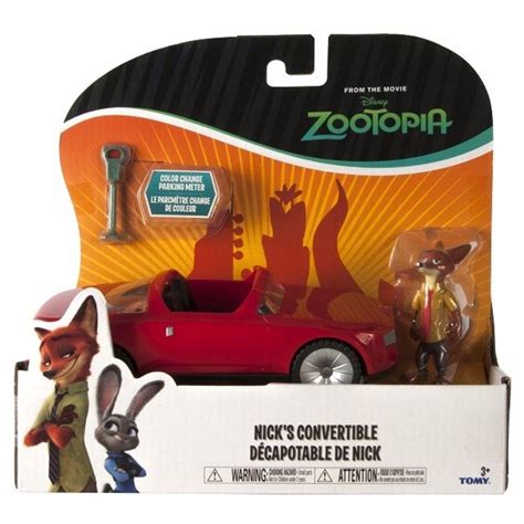 Zootopia Brinquedos - Mini Carro Zootopia Conversivel Vermelho - Sunny Brinquedos - Carrinho ...