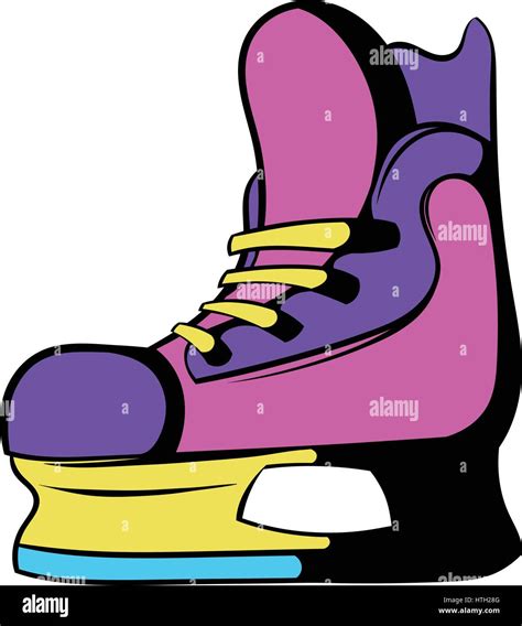 Ice Skate Boot Icon Cartoon Hi Res Stock Photography And Images Alamy