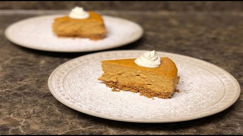 The Perfect Pumpkin Cheesecake Recipe Youtube