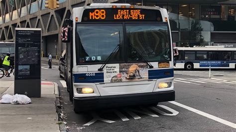 Mta On Board Orion Vii Ng Hybrid On The M Limited Bus To