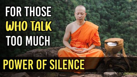 FOR THOSE WHO TALK TOO MUCH POWER OF SILENCE Buddhist Story YouTube