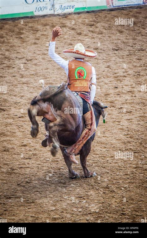 A Charreada Mexican Rodeo At The Lienzo Charro Zermeno Guadalajara