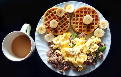 Breakfast Egg And Waffles Simply Taralynn