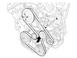 Kia Sedona Drive Belt Repair Procedures Timing System Engine