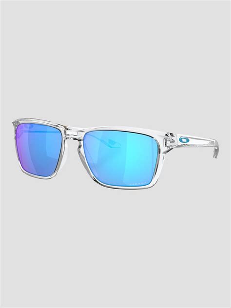 Oakley Sylas Polished Clear Sunglasses Prizm Sapphire Uk