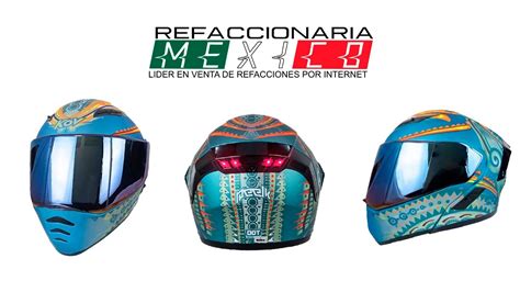 Casco Abatible Estelar Peek Azul Youtube