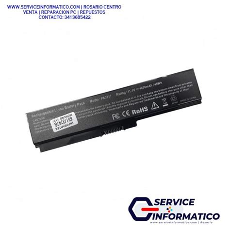 Bateria P Toshiba Satellite A L C Pa Ibrs L L