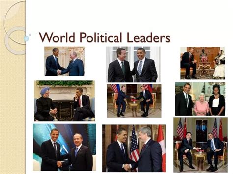 PPT - World Political Leaders PowerPoint Presentation, free download - ID:4523915