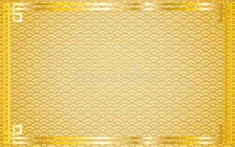oriental vintage gold frame  red purple pattern background stock