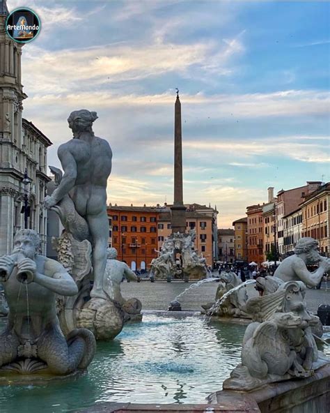 Artemondo On Instagram La Fontana Del Moro Una Delle Tre Fontane