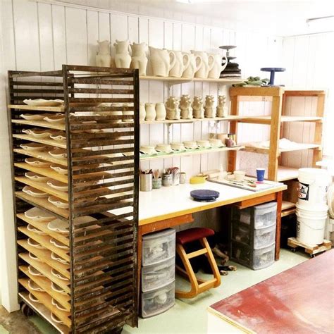 Pottery Workspace Workspace Potterystudio Art Studio Space Art