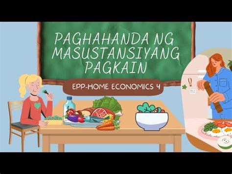 Paghahanda Ng Masustansiyang Pagkain Epp Home Economics Week Youtube