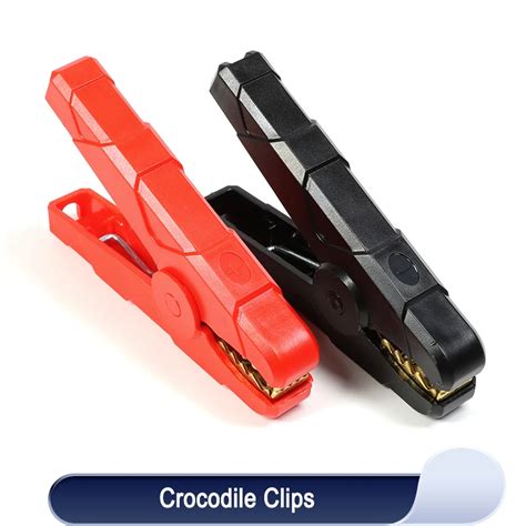 Jeu De Pinces Crocodiles Pour Test De Batterie De Voiture Connecteur De