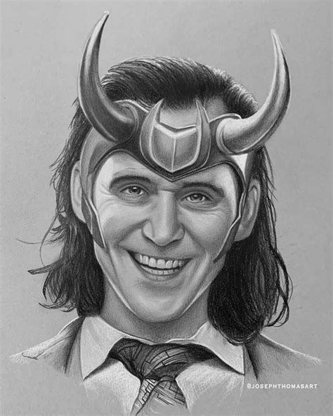 Heres A Pencil Drawing I Did Of Loki Rdrawing