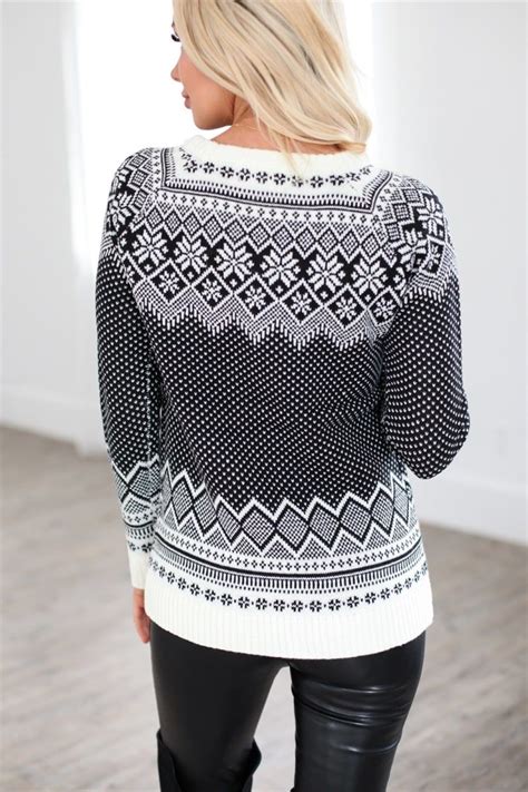 Snowflake Sweater | Snowflake sweater, Sweaters, Fashion