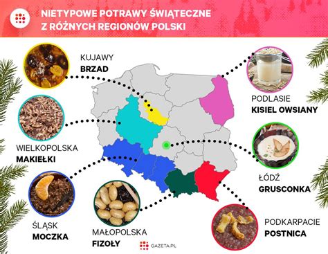 Nietypowe potrawy wigilijne z różnych regionów czyli kulinarna mapa