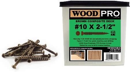 10 Best Composite Deck Screws- Reviews & Buyer's Guide - WoodCritique