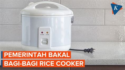 Pemerintah Bakal Bagi Bagi Rice Cooker Ulangi Kasus Kompor Induksi