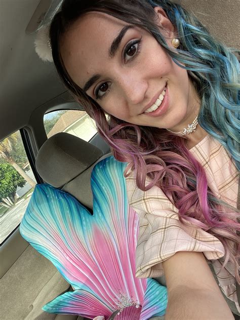 Pink and Blue Split Hair Color - Mermaid Jules