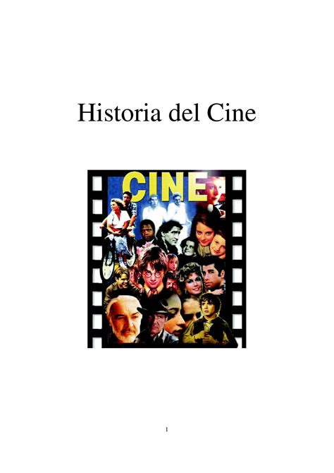 Breve Historia Del Cine Cine Historia Del Cine Proyectos Educacion