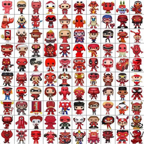 100 Red Funko Pops Quiz - By ddd62291