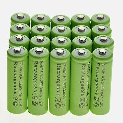 New Aa Rechargeable Batteries Long Life High Drain Capacity Heavy Duty