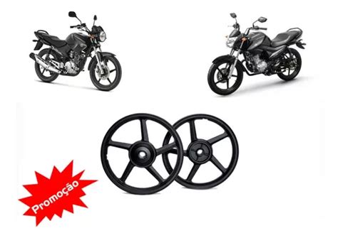 Par Roda Liga Leve Freio Disco Yamaha Ybr Factor Prt Corre