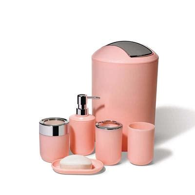 Coral Bathroom Accessory Sets Rispa