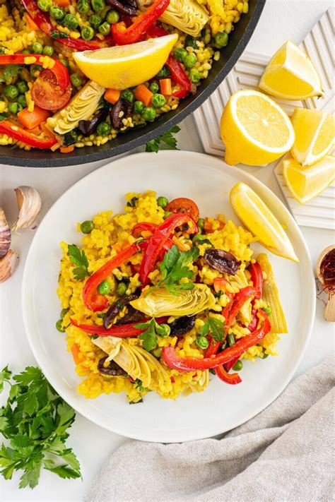 Spanish Vegetarian Paella Ready In Minutes