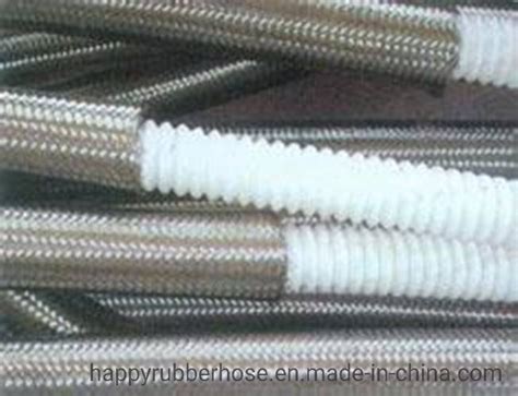 Corrugated Ptfe Flexible Hose With Stainless Steel Wire Braided Teflon