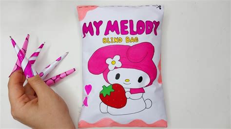 Tutorial My Melody Blind Bag Squishy Asmr Satisfying Sanrio