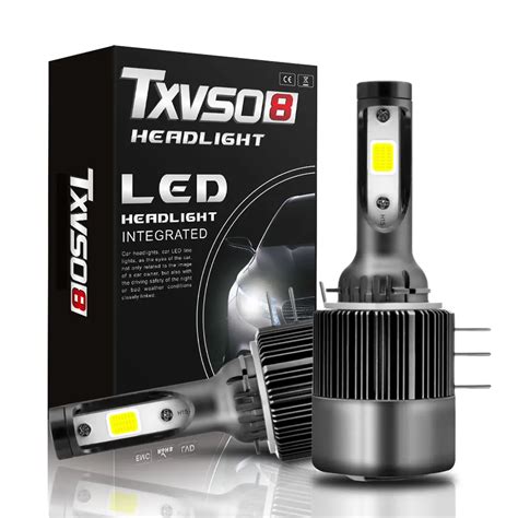 Faros Led TXVSO8 H15 para coche luz de 6000K 12V 11000LM lámparas